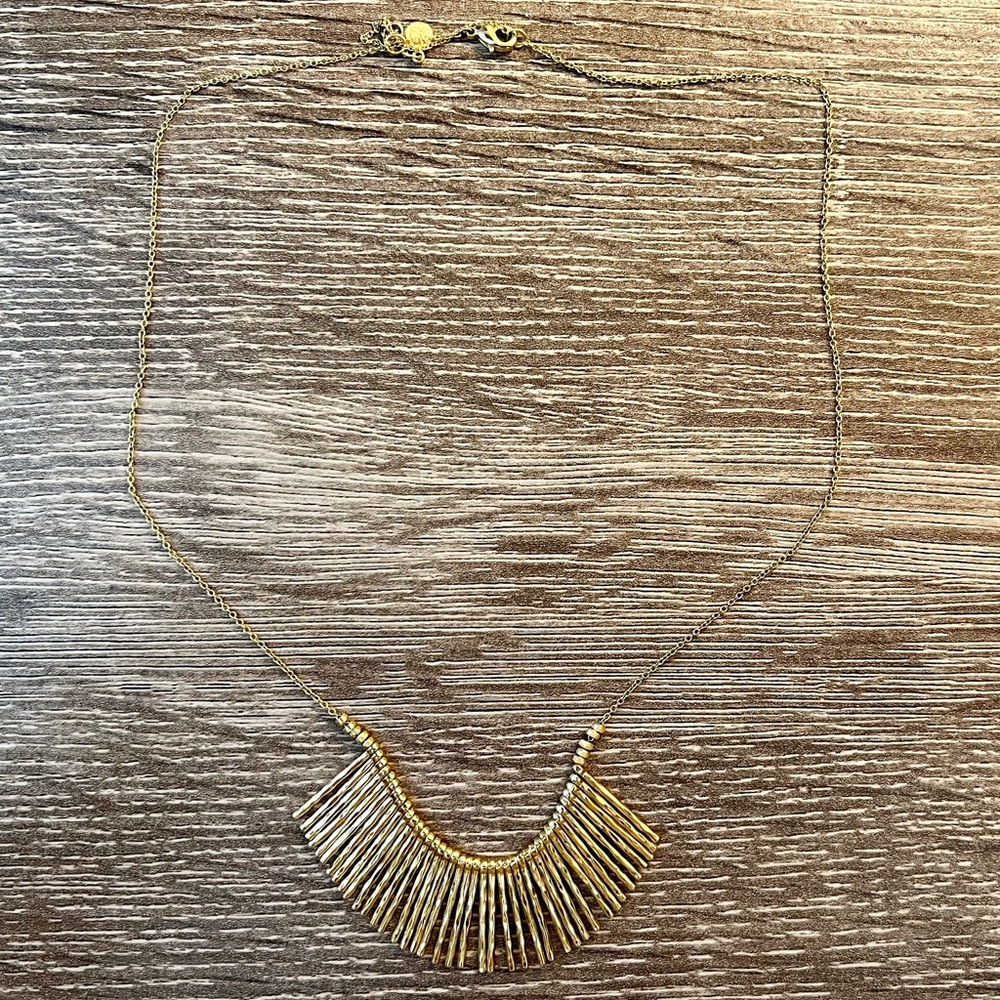 Gorjana fringe statement necklace